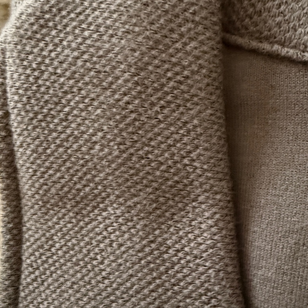 Matty M Women's Taupe Knit Boyfriend Blazer size Large Nwt - Picture 4 of 7
